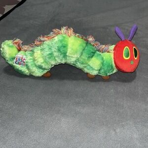 World Of Eric Carle‎ 16" Green Plush Stuffed Animal The Very Hungry Caterpillar